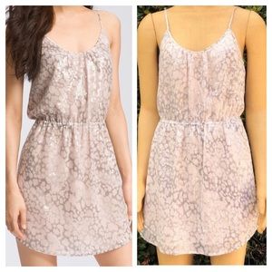 Rebecca Taylor sequined leopard print dress